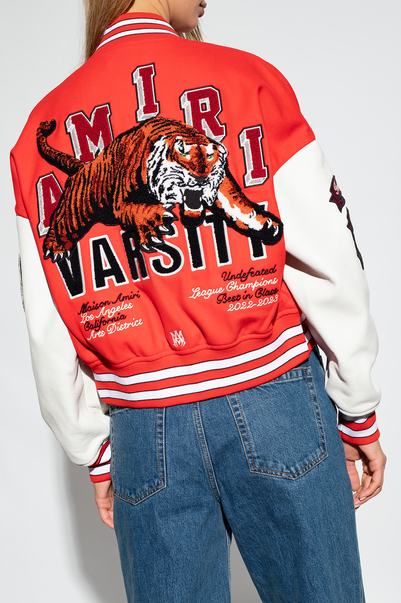 Red Bomber jacket Amiri - SchaferandweinerShops Canada Red Bomber jacket Amiri - SchaferandweinerShops Canada